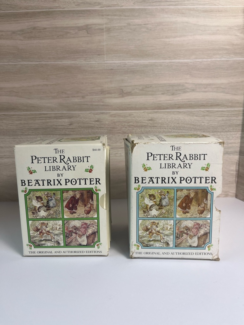 Vintage Beatrix Potter Peter Rabbit INCOMPLETE Children’s Books 2 Box Sets